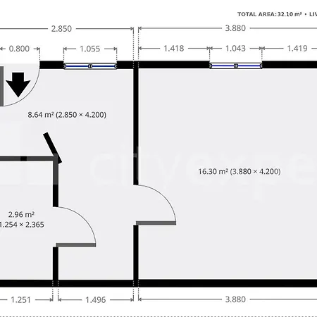 Vracar Affordable - Vracar Povoljni Stanovi Appartement