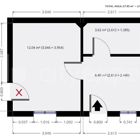 Vracar Affordable - Vracar Povoljni Stanovi Appartement
